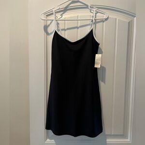 Abercrombie & Fitch Traveler Mini Dress, Black with white trim